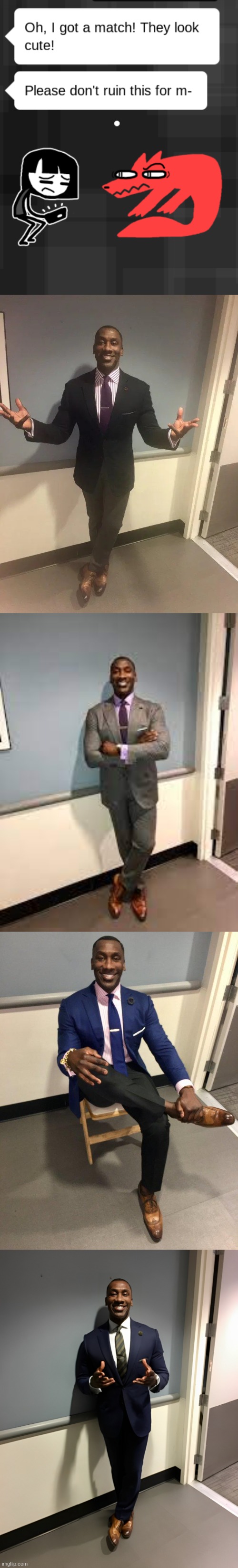 image tagged in shannon sharpe,shannon sharpe fit checks,shannon sharpe posing | made w/ Imgflip meme maker