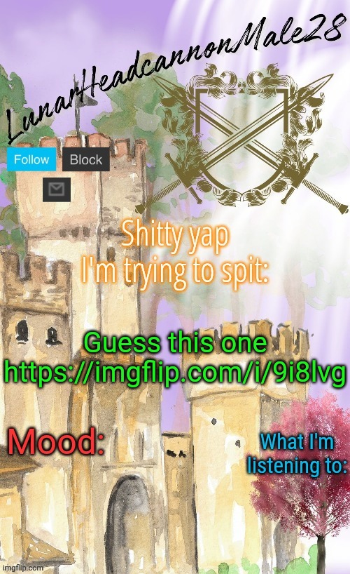 LunarHeadcanonMale28's announcement template(thanks Disco) | Guess this one
https://imgflip.com/i/9i8lvg | image tagged in lunarheadcanonmale28's announcement template thanks disco,msmg,memes | made w/ Imgflip meme maker