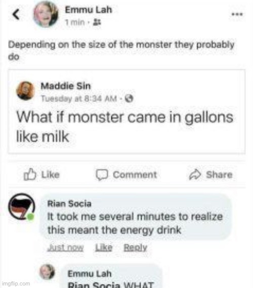 Monster | image tagged in gifs,memes,funny,shitpost,facebook,monster | made w/ Imgflip meme maker