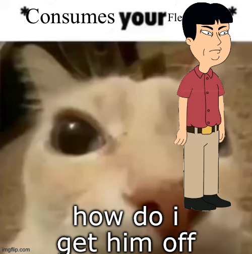 Yakko consumes your flerovium | how do i get him off | image tagged in yakko consumes your flerovium | made w/ Imgflip meme maker