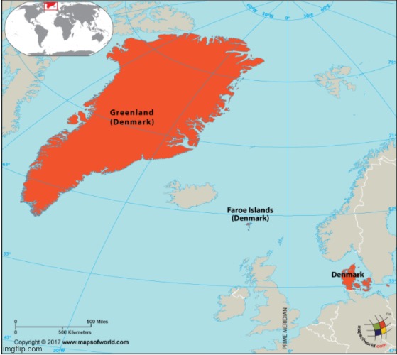 Look at who Greenland belongs to | image tagged in denmark | made w/ Imgflip meme maker
