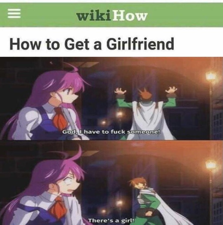 High Quality WikiHow To Get a Girlfriend Blank Meme Template