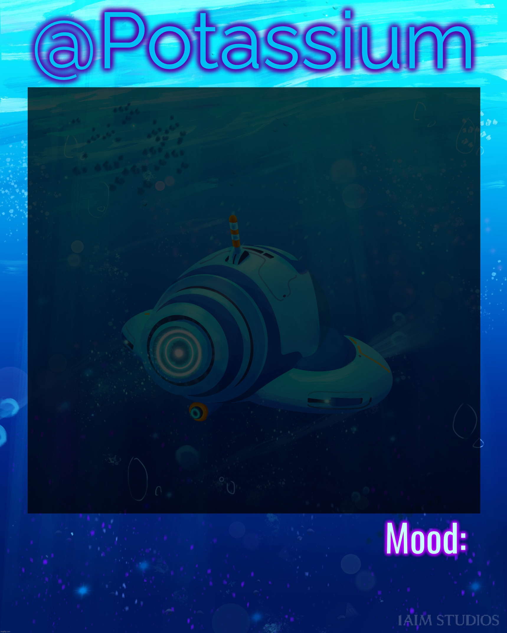 High Quality Potassium Subnautica Template Blank Meme Template