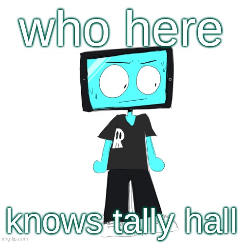 IcyXD concerned | who here; knows tally hall | image tagged in icyxd concerned | made w/ Imgflip meme maker