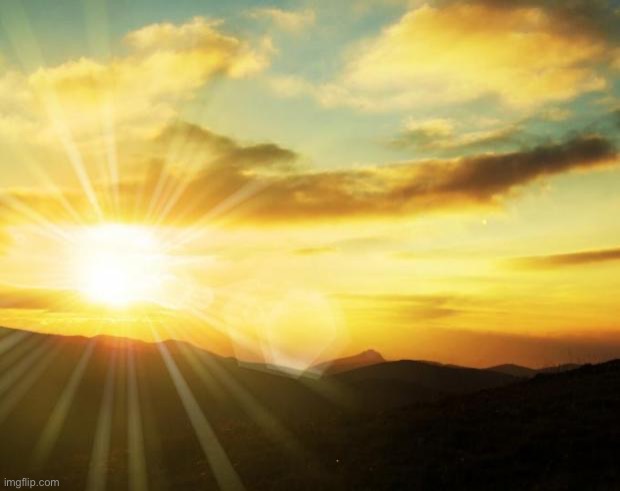 sunrise | image tagged in sunrise | made w/ Imgflip meme maker