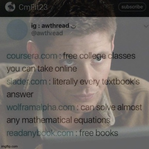 For Anyone Who Needs This | image tagged in important websites,for anyone who needs this,essentials,dean winchester | made w/ Imgflip meme maker