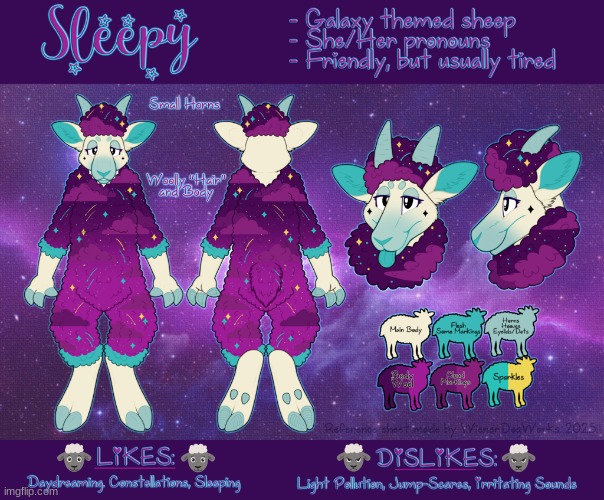 https://www.weasyl.com/~wienerdogworks/submissions/2462972/sleepy-reference-sheet | made w/ Imgflip meme maker