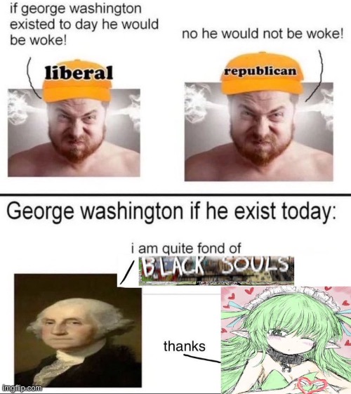 image tagged in politics,george washington,memes,funny,rpg,anime | made w/ Imgflip meme maker