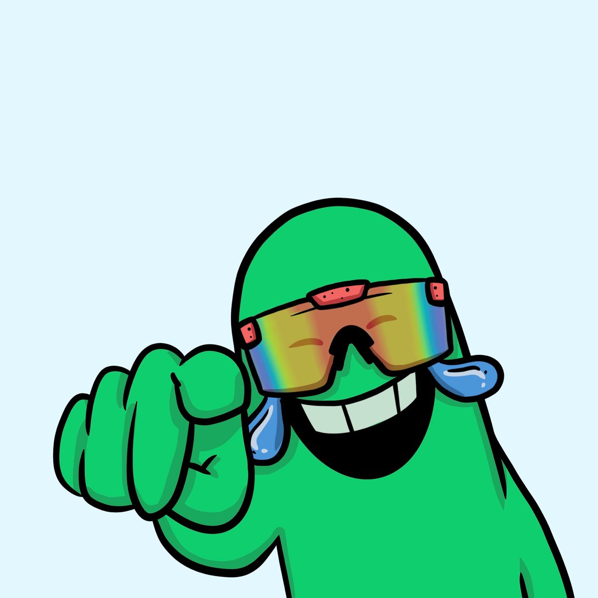 $Yup pointing finger Blank Meme Template