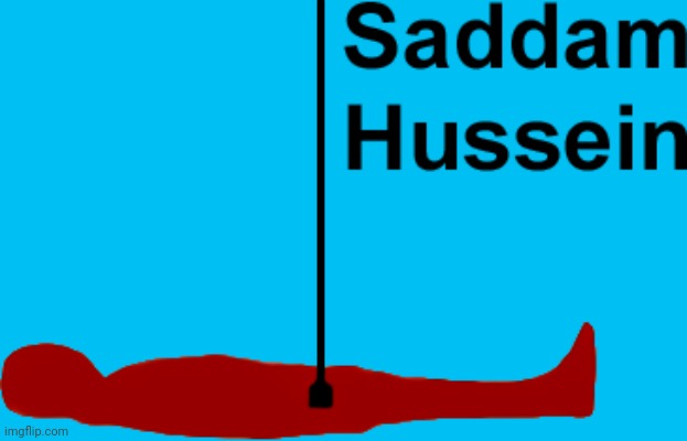 red saddam | image tagged in red saddam | made w/ Imgflip meme maker