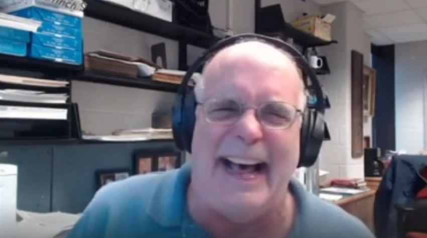 Dave Collum laughing Blank Meme Template