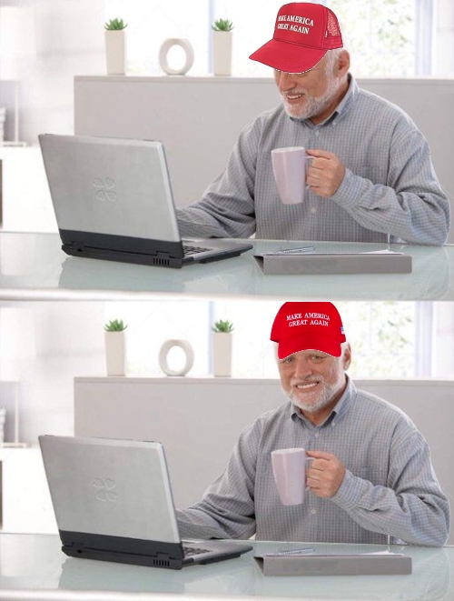 High Quality MAGA Hat Expert Blank Meme Template