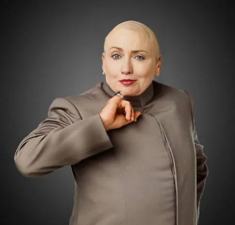 Hillary Evil Blank Meme Template