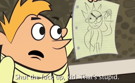 stfu kid that's stupid Blank Meme Template