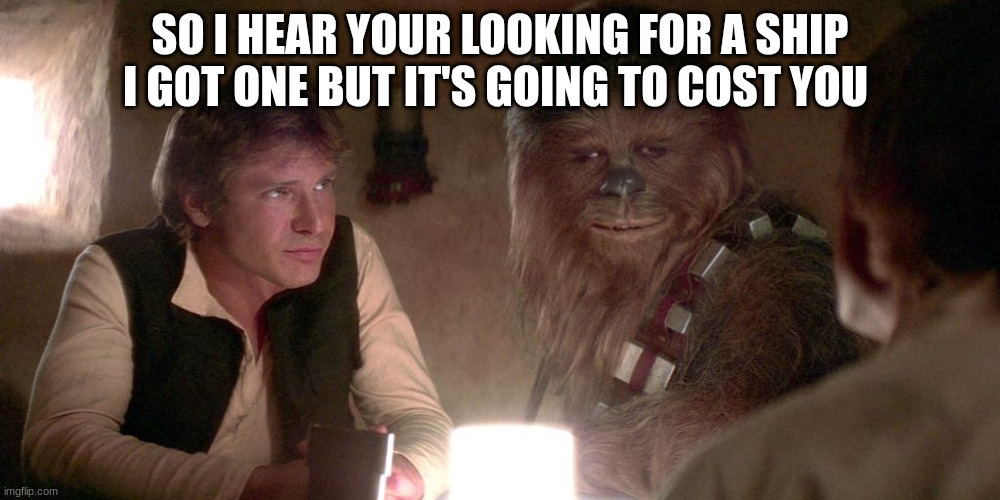 han solo Blank Meme Template