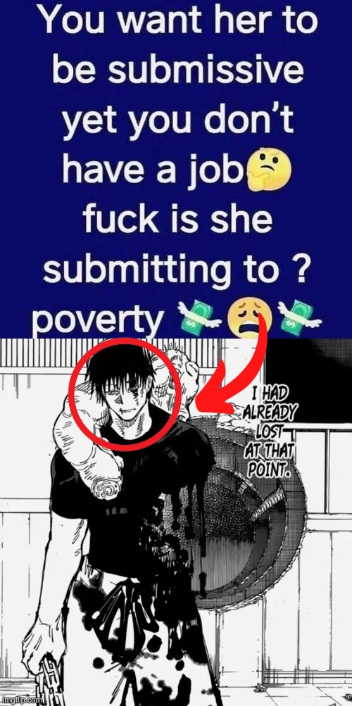 image tagged in toji | made w/ Imgflip meme maker