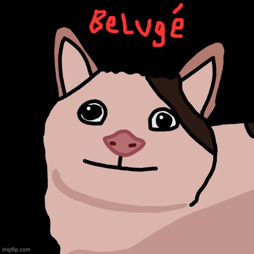 begug | image tagged in beluga,drawings,ice cream | made w/ Imgflip meme maker