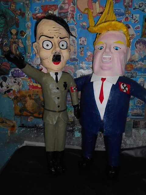 hitler and trump piñatas Blank Meme Template