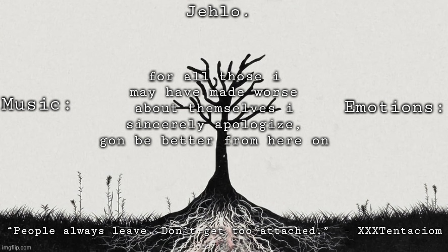 white star jehlo (kindness arc) | for all those i may have made worse about themselves i sincerely apologize, gon be better from here on | image tagged in jehlo template | made w/ Imgflip meme maker