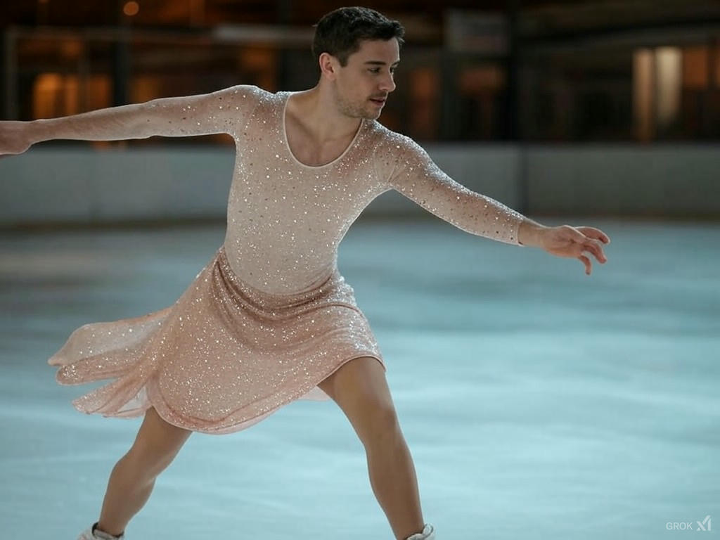 ice skater Blank Meme Template