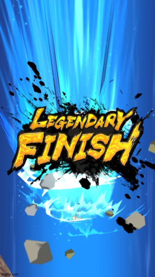 New template | image tagged in legendary finish | made w/ Imgflip meme maker