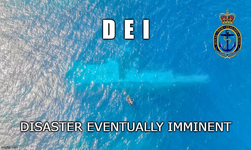 DEI Navy | image tagged in memes,new zealand,navy,submarine | made w/ Imgflip meme maker