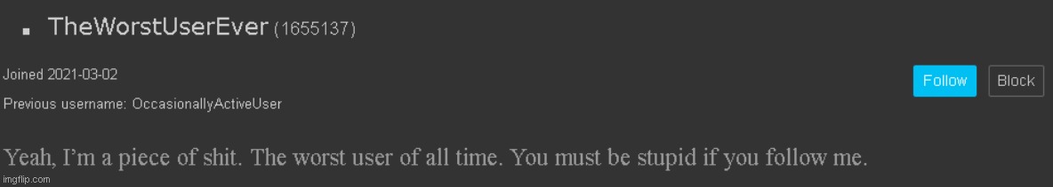 he's lwk breaking tos, should he be banned | made w/ Imgflip meme maker