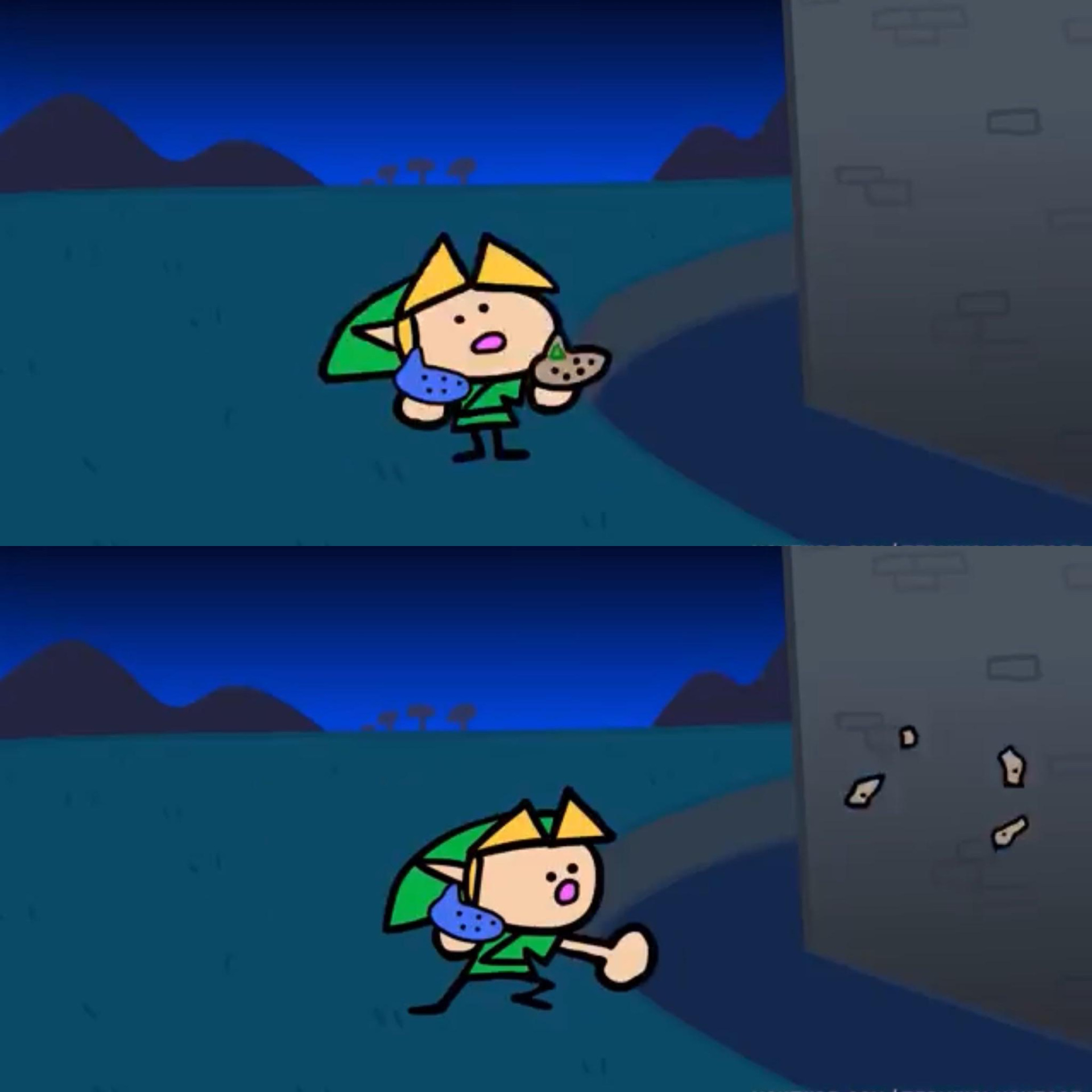 Link Blank Meme Template