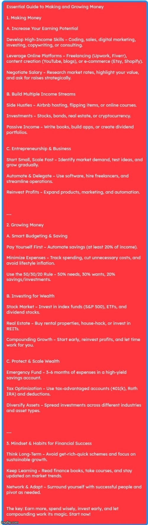 Essential Guide - Money :> | image tagged in simothefinlandized,money,infographics,tutorial | made w/ Imgflip meme maker