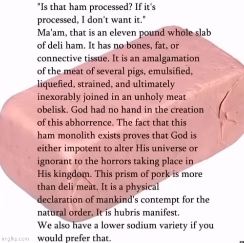 Ham | image tagged in gifs,memes,funny,shitpost,ham,msmg | made w/ Imgflip meme maker