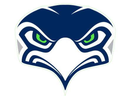 Seahawks logo front Blank Meme Template
