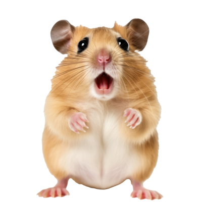 Shocked hamster Blank Meme Template