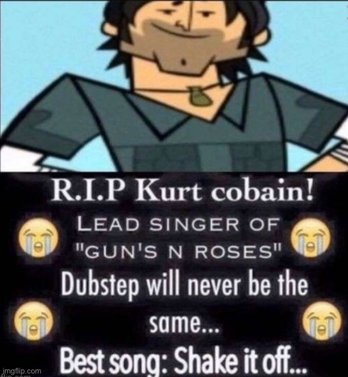 Rip Kurt | image tagged in gifs,memes,funny,shitpost,kurt cobain,msmg | made w/ Imgflip meme maker