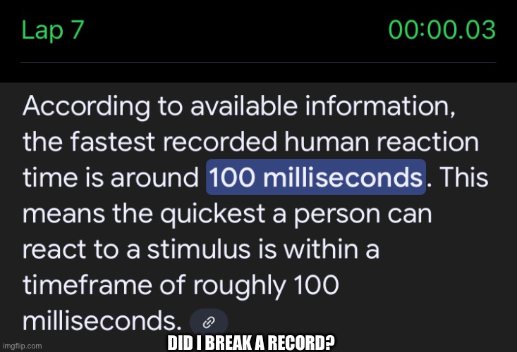 Uuuuuuuuhhhhhhhh | DID I BREAK A RECORD? | image tagged in what,world record,maybe,idk | made w/ Imgflip meme maker