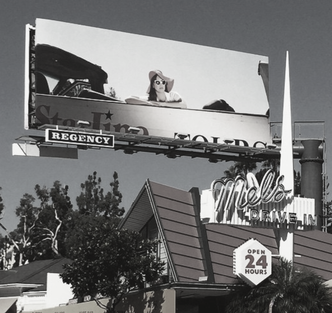 Lana Billboard. Blank Meme Template