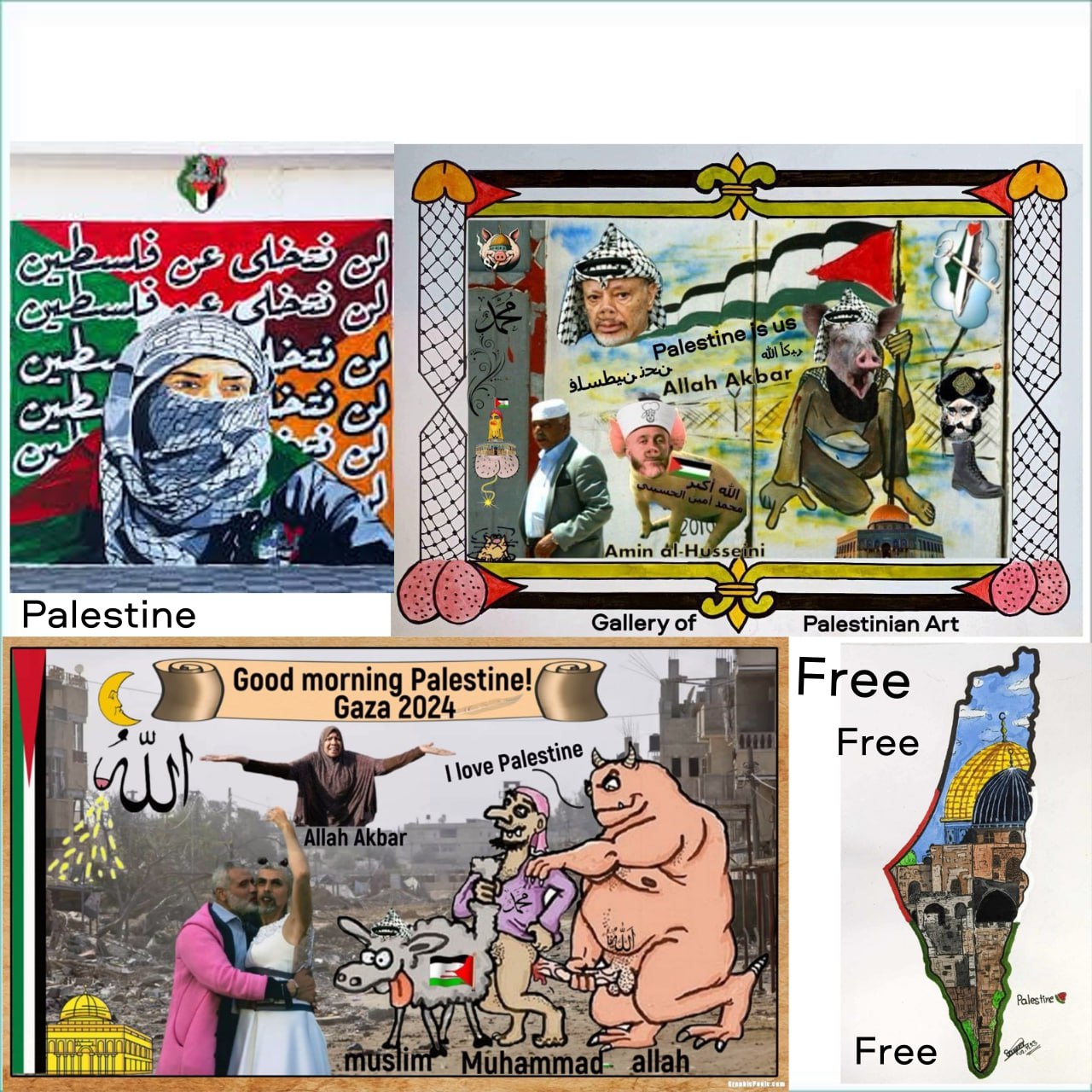 State of Palestine. Palestinian solidarity. Jerusalem, Jenin, Be Blank Meme Template