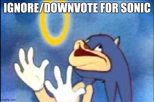 Sonic derp | IGNORE/DOWNVOTE FOR SONIC | image tagged in sonic derp | made w/ Imgflip meme maker