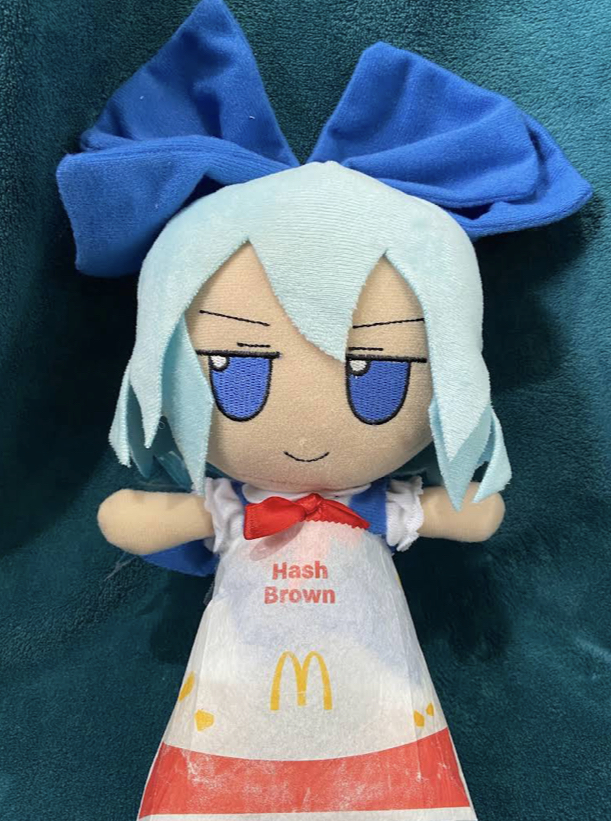 High Quality cirno hashbrown Blank Meme Template