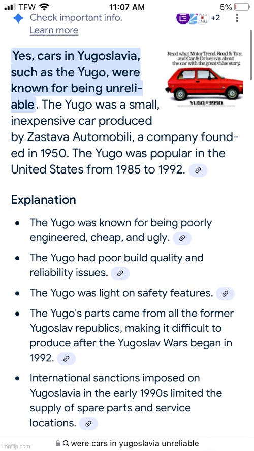 Proof Yugoslavian made cars are useles | made w/ Imgflip meme maker