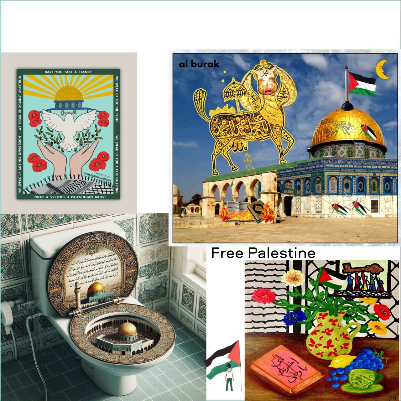 State of Palestine. Palestinian solidarity. Jerusalem, Jenin, Be Blank Meme Template