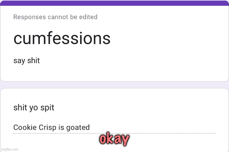 okay | made w/ Imgflip meme maker