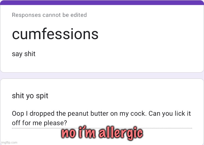 also fuck whoever submitted the vaporeon copypasta 3 times in a row | no i’m allergic | made w/ Imgflip meme maker