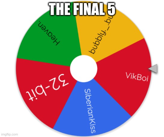 THE FINAL 5 | made w/ Imgflip meme maker