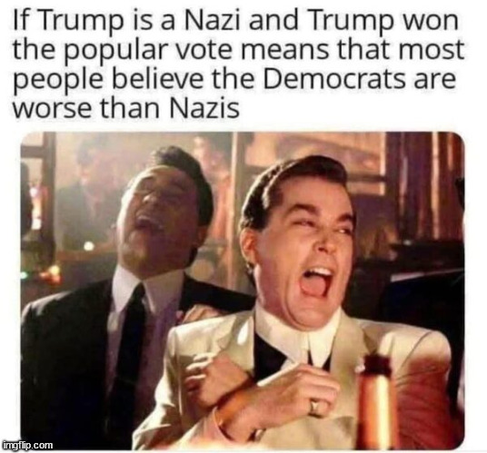 By their own logic... dems are worse than nazis | image tagged in politics,reposts,dems worse than nazis,they said so | made w/ Imgflip meme maker