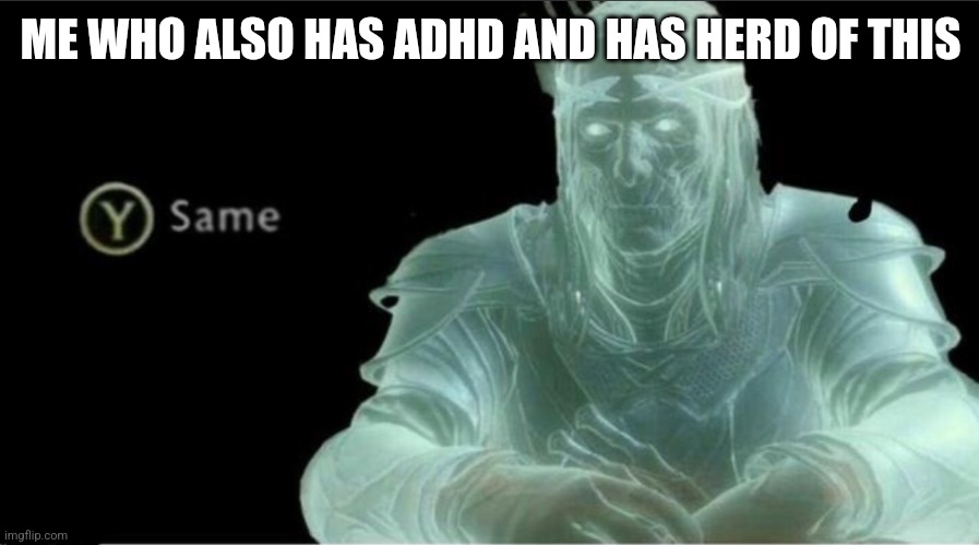 Y same better | ME WHO ALSO HAS ADHD AND HAS HERD OF THIS | image tagged in y same better | made w/ Imgflip meme maker