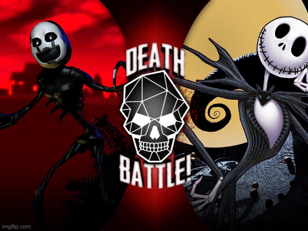 Nightmarionne VS Jack Skellington (Five Nights At Freddy's Four: Halloween Edition VS Tim Burton's The Nightmare Before Christma | image tagged in death battle,fnaf 4,jack skellington,nightmare before christmas,halloween | made w/ Imgflip meme maker