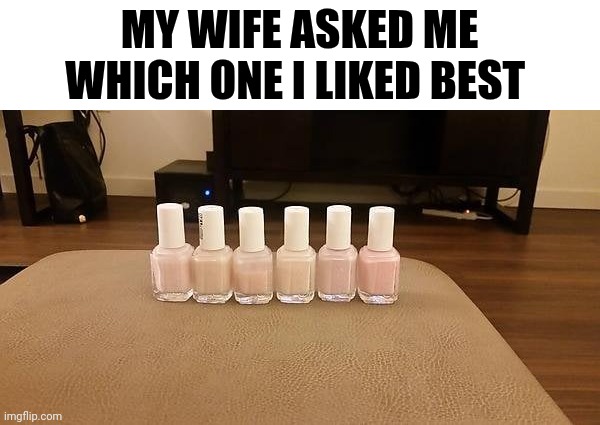 My Wife Asked Me Which One I Liked Best | MY WIFE ASKED ME WHICH ONE I LIKED BEST | image tagged in chris joines | made w/ Imgflip meme maker