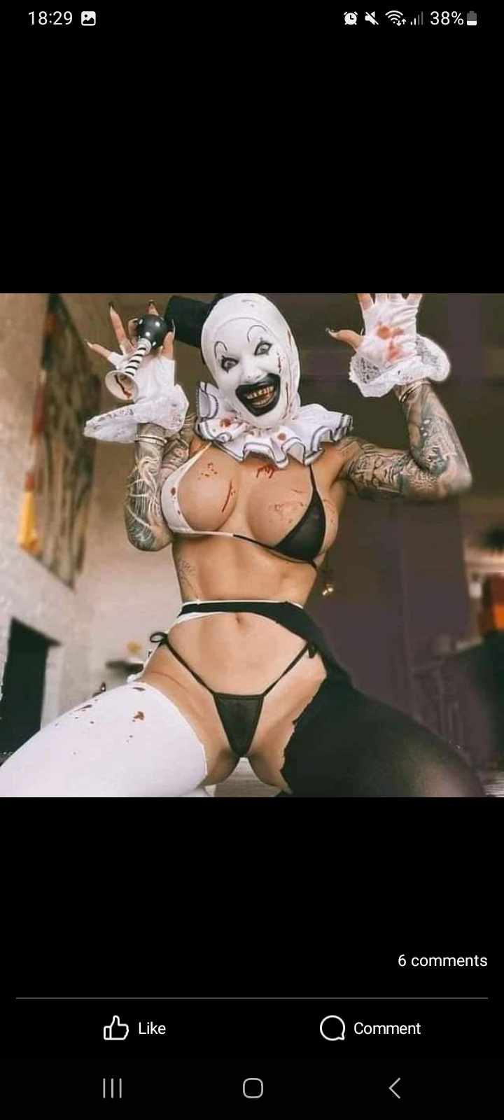 Terrifier girl Blank Meme Template