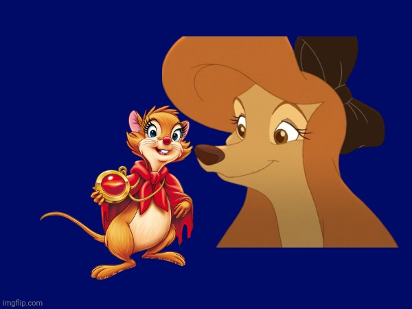 Dixie Meets Mrs Brisby | image tagged in the secret of nimh,united artists,mgm,the fox and the hound 2,reba mcentire,country music | made w/ Imgflip meme maker