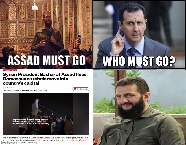 I don't like either tbf | ASSAD MUST GO | image tagged in assad must go | made w/ Imgflip meme maker